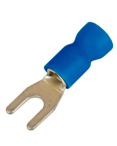 Наконечник вилочный НВИ 1,5-2,5 М8 (D8,4мм) (100 шт) (2B18P-EE-PVC). Наконечник вилочный с изолированным фланцем ПВХ. ДКС в Красноярске