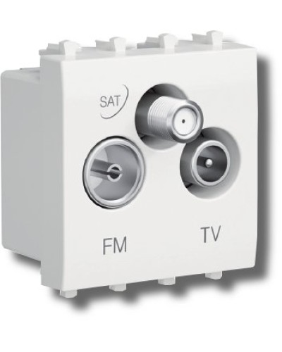 Розетка TV-FM-SAT Avanti 1 модуль белое облако (4400532): Розетка TV-FM-SAT в Красноярске