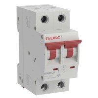 YON max MD63N 2P 25А 6кА C (MD63N-2PC25). Автоматический выключатель. ДКС