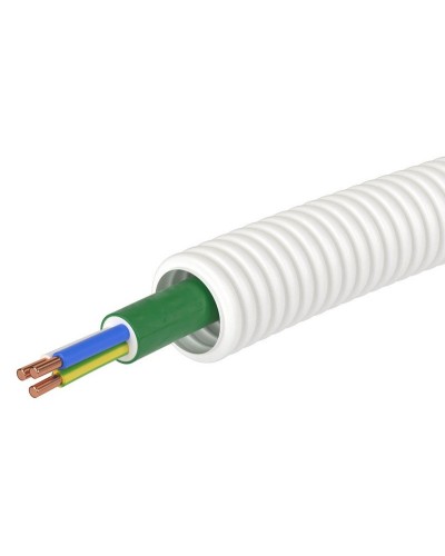 Труба ПЛЛ D20 + ППГнг(А)-HF 3х1,5 (ГОСТ+) (8L82050HF). Гофрошланг с кабелем. ДКС в Красноярске