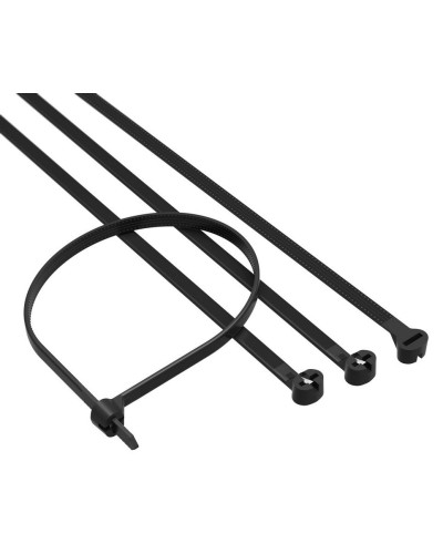 Хомут 2,5x200 P6.6, черный (100шт) (21307SR): Хомут с двойным замком в Красноярске