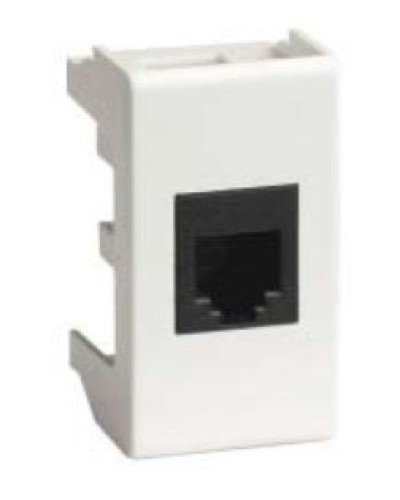 Розетка RJ-45 Viva 1 модуль белая (45038): Розетка компьютерная с одним разъёмом в Красноярске