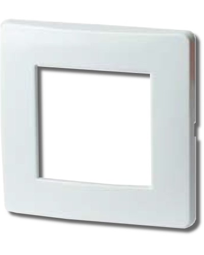 Рамка на 2 модуля (одноместная), белая (75010W): Рамка одноместная, Brava в Красноярске
