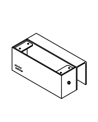 DBA-101 Glass Comfort. Комплект монтажный для цельностеклянной створки, для совместной работы с замком DB100.. dormakaba в Красноярске