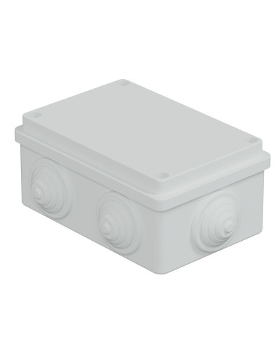 Коробка JBS120 120х80х50, 6 вых., IP55, белая (44008W-1). Коробка монтажная. Экопласт в Красноярске