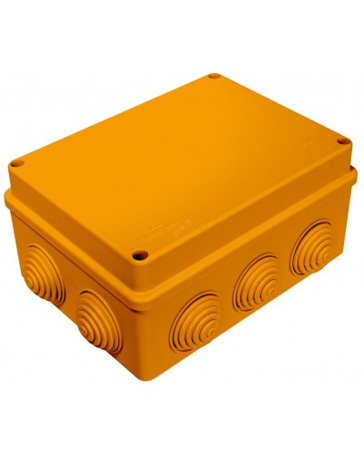 Коробка JBS150 150х110х70, 10 вых., 4P (1,5…6мм²) (43129HF). Коробка монтажная, огнестойкая, без галогена. Экопласт в Красноярске