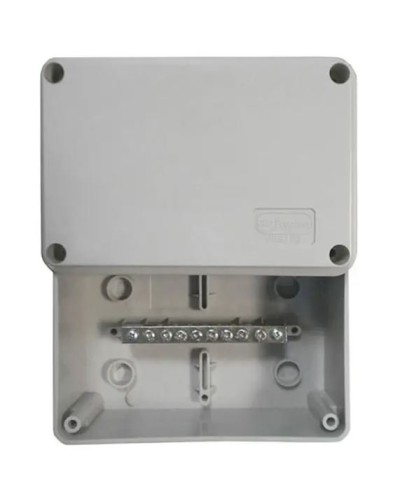 Коробка (КУП) JBS080 85х85х40, 6 вых, IP44 (44006KP): Коробка уравнивания потенциалов (КУП), 6х9мм, 8 зажимов в Красноярске
