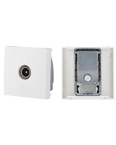 Розетка TV оконечная, белый LK45 (852104). Розетка TV. Экопласт в Красноярске