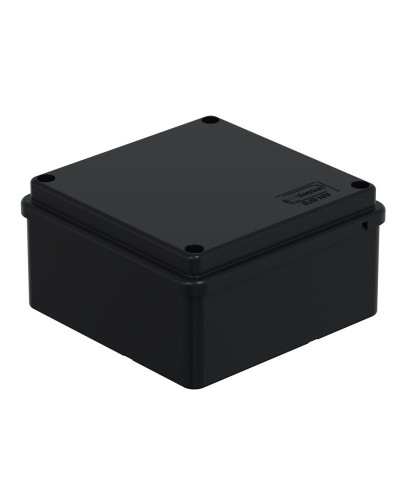 Коробка BJB/JBS100 100х100х55, IP56, черная (44057BL-1). Коробка монтажная. Экопласт в Красноярске