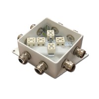 КМ-О (10к*6,0)-IP66-120х120, два ввода: Коробка монтажная огнестойкая