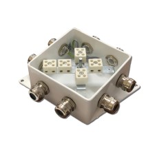 КМ-О (10к*6,0)-IP66-120х120, два ввода: Коробка монтажная огнестойкая