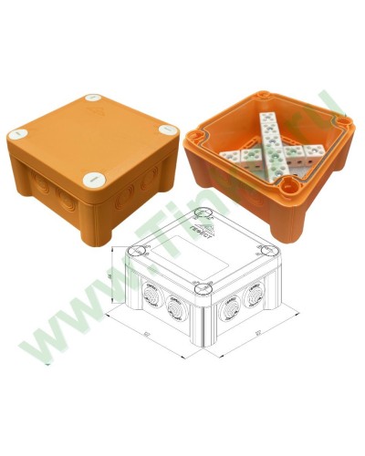 КМ-О-1212(П)(18к)-IP55: Коробка монтажная огнестойкая в Красноярске