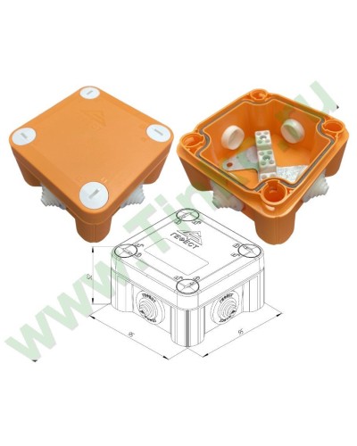 КМ-О-1010(П)(8к)-IP55: Коробка монтажная огнестойкая в Красноярске