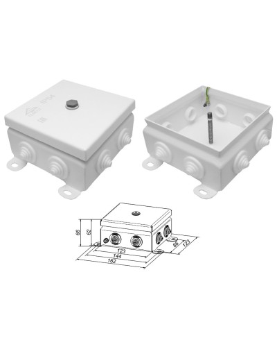 КМ IP55-1212. Коробка монтажная электротехническая. Гефест в Красноярске