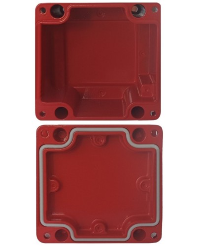 МКС Мороз, глухая, IP66/IP68, красный. Коробка коммутационная металлическая. Магнито-Контакт в Красноярске