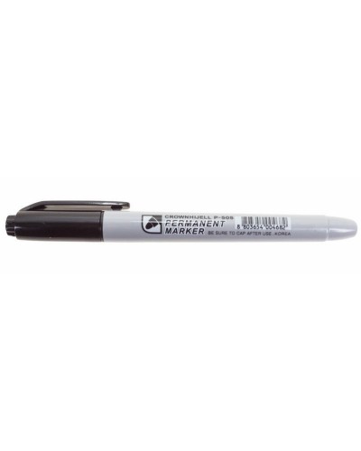 Маркер перманентный Crown «Multi Marker Slim» 2 мм, черный, пулевидный (08-8201): Ручка для маркировки в Красноярске