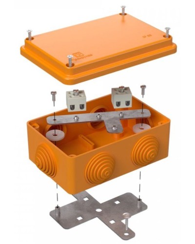 Коробка огнестойкая 120х80х50 (40-0340-FR1.5-4). Коробка огнестойкая для открытой установки. Промрукав в Красноярске