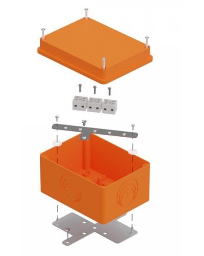 Коробка огнестойкая 150х110х90 E15-E120 для о/п (40-0351-FR2.5-6). Коробка огнестойкая для открытой установки. Промрукав в Красноярске