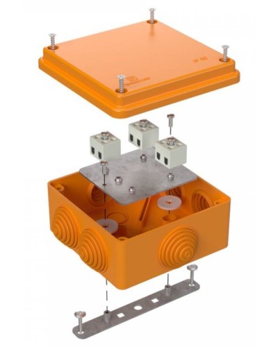 Коробка огнестойкая 100х100х50 (40-0300-FR2.5-6). Коробка огнестойкая для открытой установки. Промрукав в Красноярске
