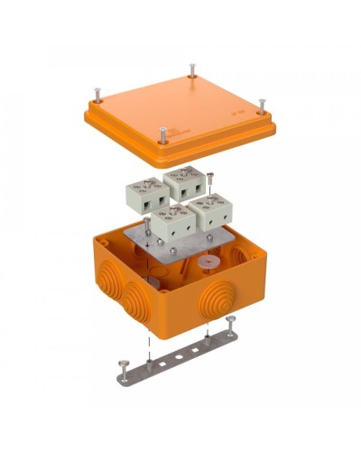 Коробка огнестойкая 100х100х50 для о/п (40-0300-FR6.0-8). Коробка огнестойкая для открытой установки. Промрукав в Красноярске