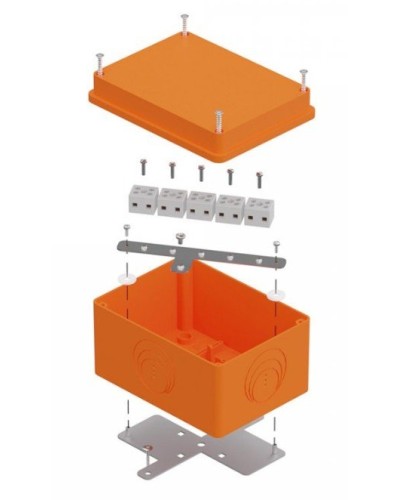 Коробка огнестойкая 150х110х90 E15-E120 для о/п (40-0351-FR2.5-10). Коробка огнестойкая для открытой установки. Промрукав в Красноярске