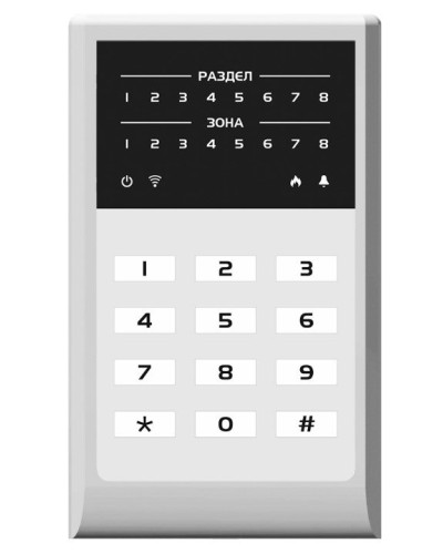 МИРАЖ-КД-04 (grey). Кнопочная кодовая панель. Стелс НПП в Красноярске