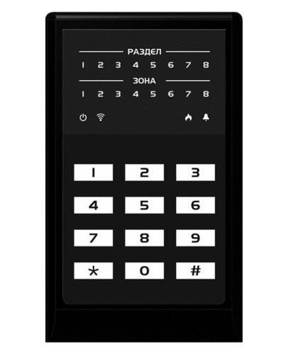 МИРАЖ-КД-04 (black). Кнопочная кодовая панель. Стелс НПП в Красноярске