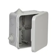 Коробка КМ 100х100х50 GENERICA (UKO31-100-100-050-K03-54G). Коробка распаячная для открытой проводки. GENERICA
