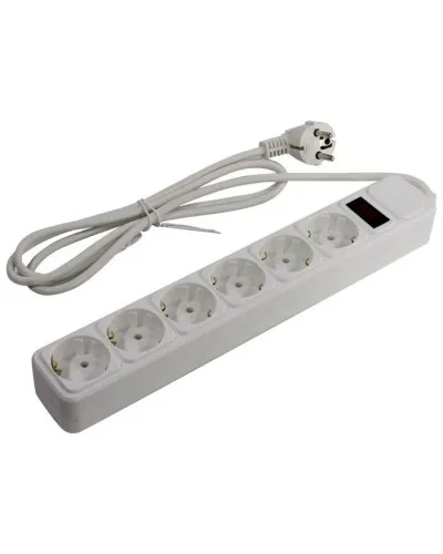 SP6W-150. Сетевой фильтр 6 розеток, 5м, белый. 5bites в Красноярске