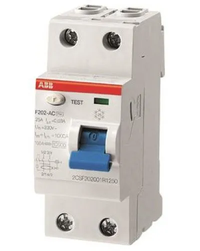 F202 AC-25/0,03 (2CSF202001R1250). Выключатель дифференциального тока (УЗО). ABB в Красноярске