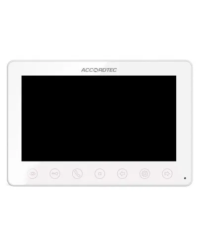 AT-VD751C/M K EXEL WH. Монитор домофона цветной с функцией «свободные руки». AccordTec в Красноярске