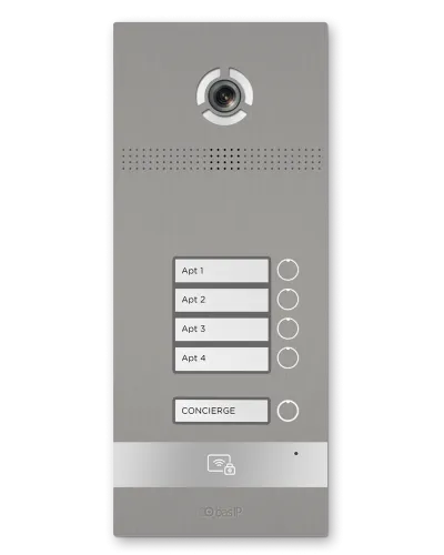 BI-04FB SILVER. Вызывная панель IP-домофона. BAS-IP в Красноярске