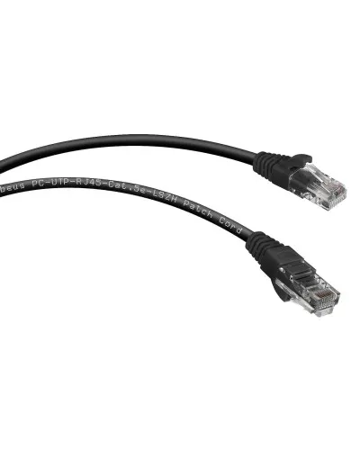 PC-UTP-RJ45-Cat.5e-0.3m-BK-LSZH (9535c), чёрный. Патч-корд медный. CABEUS в Красноярске