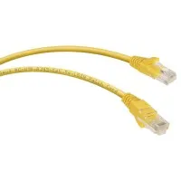 PC-UTP-RJ45-Cat.5e-1.5m-YL-LSZH (9498c), желтый. Патч-корд медный. CABEUS