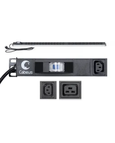 PDU-16-14C13-10C19-B-C14 (9553c). Блок розеток. CABEUS в Красноярске