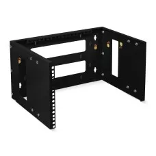NC-6U-BK (11380c). Кронштейн настенный 19 6U, цвет черный. CABEUS