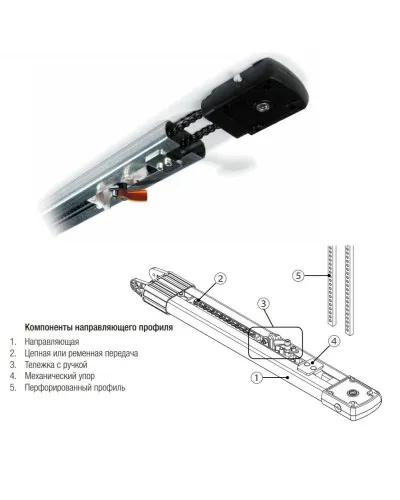 CAME V0679. Профиль направляющий. CAME в Красноярске