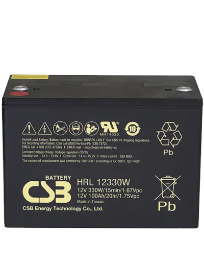 CSB HRL 12330W FR. Аккумулятор герметичный свинцово-кислотный. CSB в Красноярске