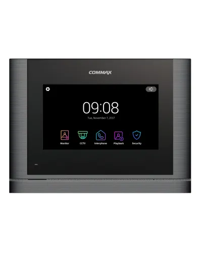 CDV-704MF/XL (темное серебро) Black Smog. Монитор видеодомофона цветной. Commax в Красноярске