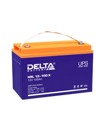 Delta HRL 12-100 X. Аккумулятор герметичный свинцово-кислотный. Delta в Красноярске