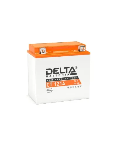 Delta CT 1214. Аккумулятор герметичный свинцово-кислотный стартерный. Delta в Красноярске