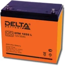 Delta DTM 1255 L. Аккумулятор герметичный свинцово-кислотный. Delta
