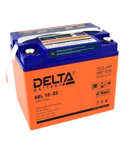 Delta GEL 12-33. Аккумулятор герметичный свинцово-кислотный. Delta в Красноярске