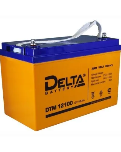 Delta DTM 12100 L. Аккумулятор герметичный свинцово-кислотный. Delta в Красноярске