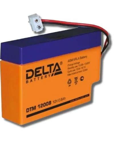 Delta DTM 12008. Аккумулятор герметичный свинцово-кислотный. Delta в Красноярске