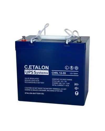C.ETALON CHRL 12-55. Аккумулятор герметичный свинцово-кислотный. ETALON в Красноярске