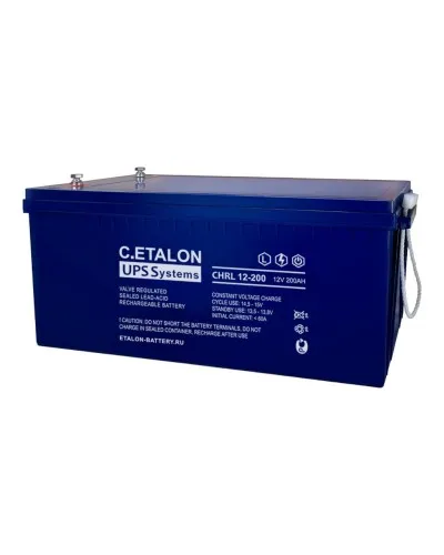 C.ETALON CHRL 12-200. Аккумулятор герметичный свинцово-кислотный. ETALON в Красноярске