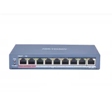 DS-3E0109P-E(C). Коммутатор с питанием POE. Hikvision