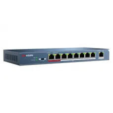 DS-3E0109P-E/M(B). Коммутатор с питанием POE. Hikvision