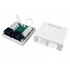 SB1-2-8P8C-C6-WH. Розетка RJ-45. Hyperline